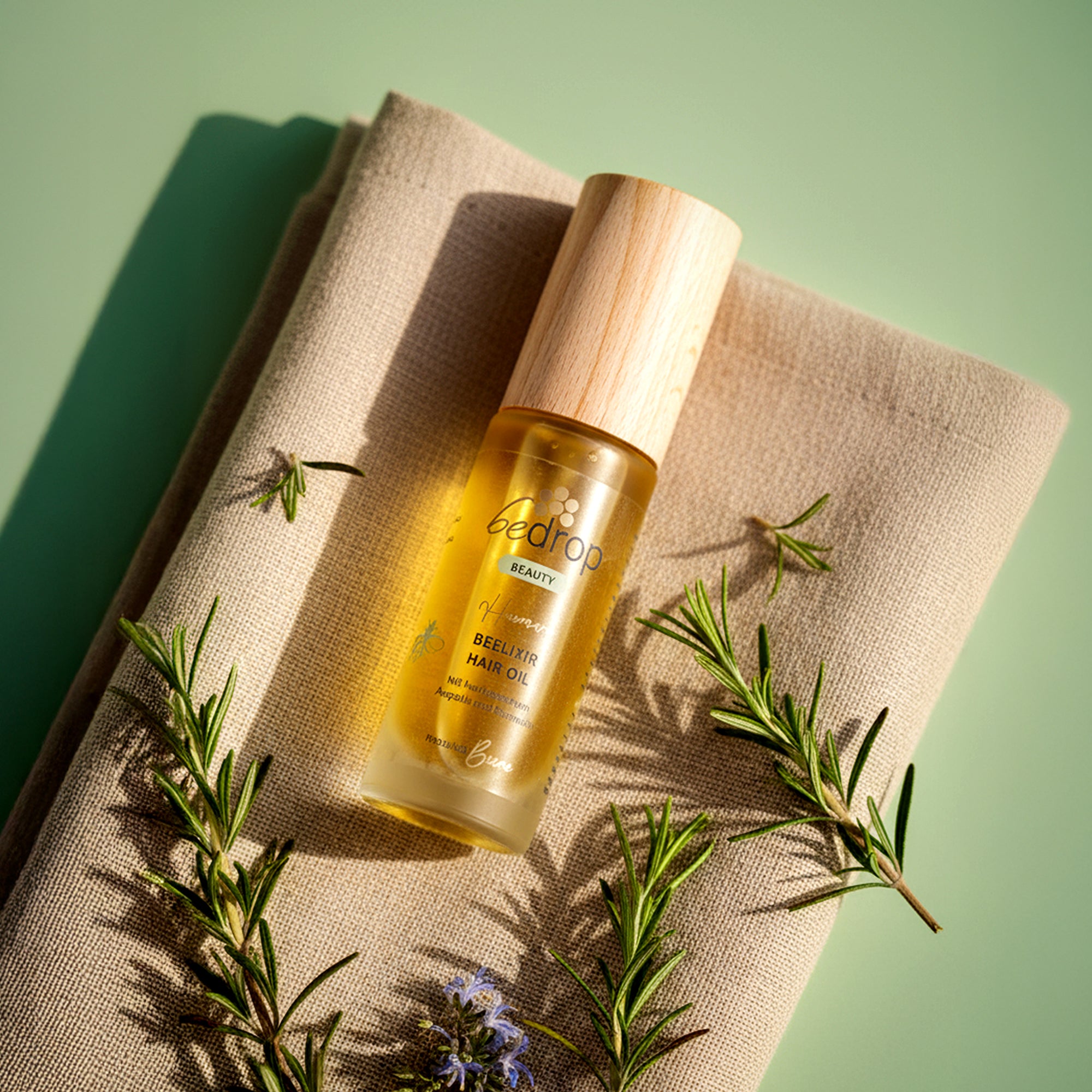 BEELIXIR HAIR OIL / Huile capillaire au Miel de Manuka, à la Propolis et à l'Extrait de Romarin - 30ml