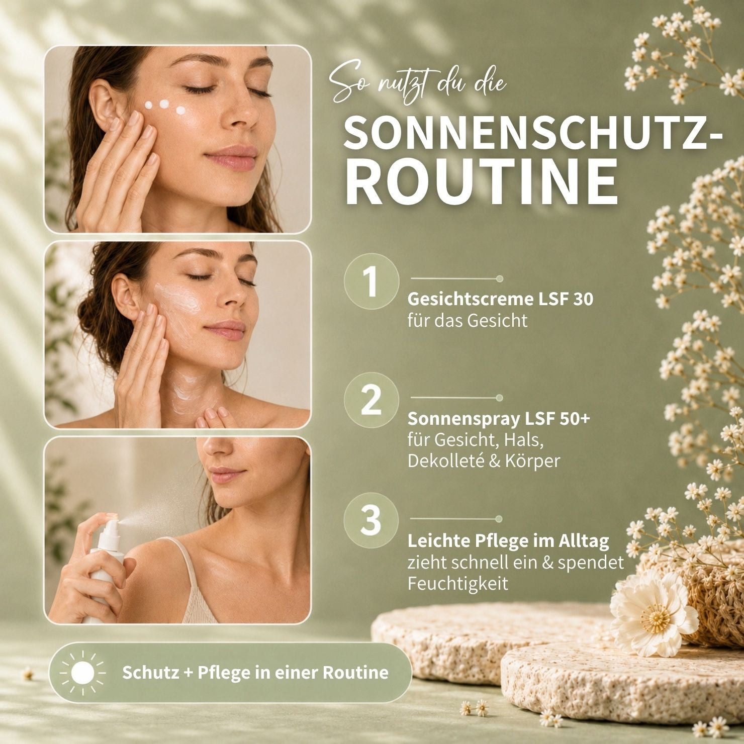 Kit de protection solaire : spray solaire Hive Protect SPF 50+ et Hive Protect SPF 30