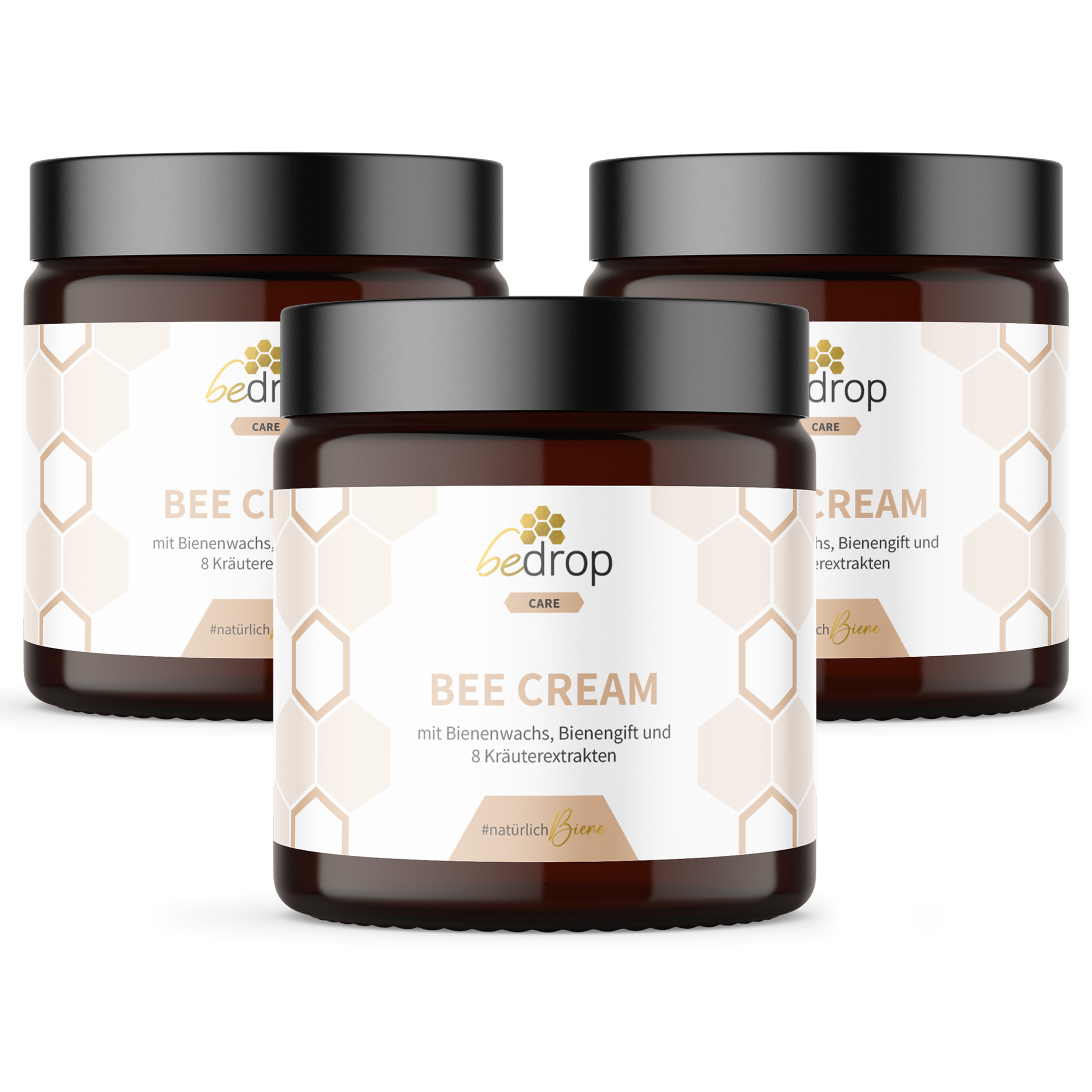 Set d'avantages : 3x Bee Cream pommade au venin d'abeille & 8 extraits d'herbes dans un set de 3 pièces
