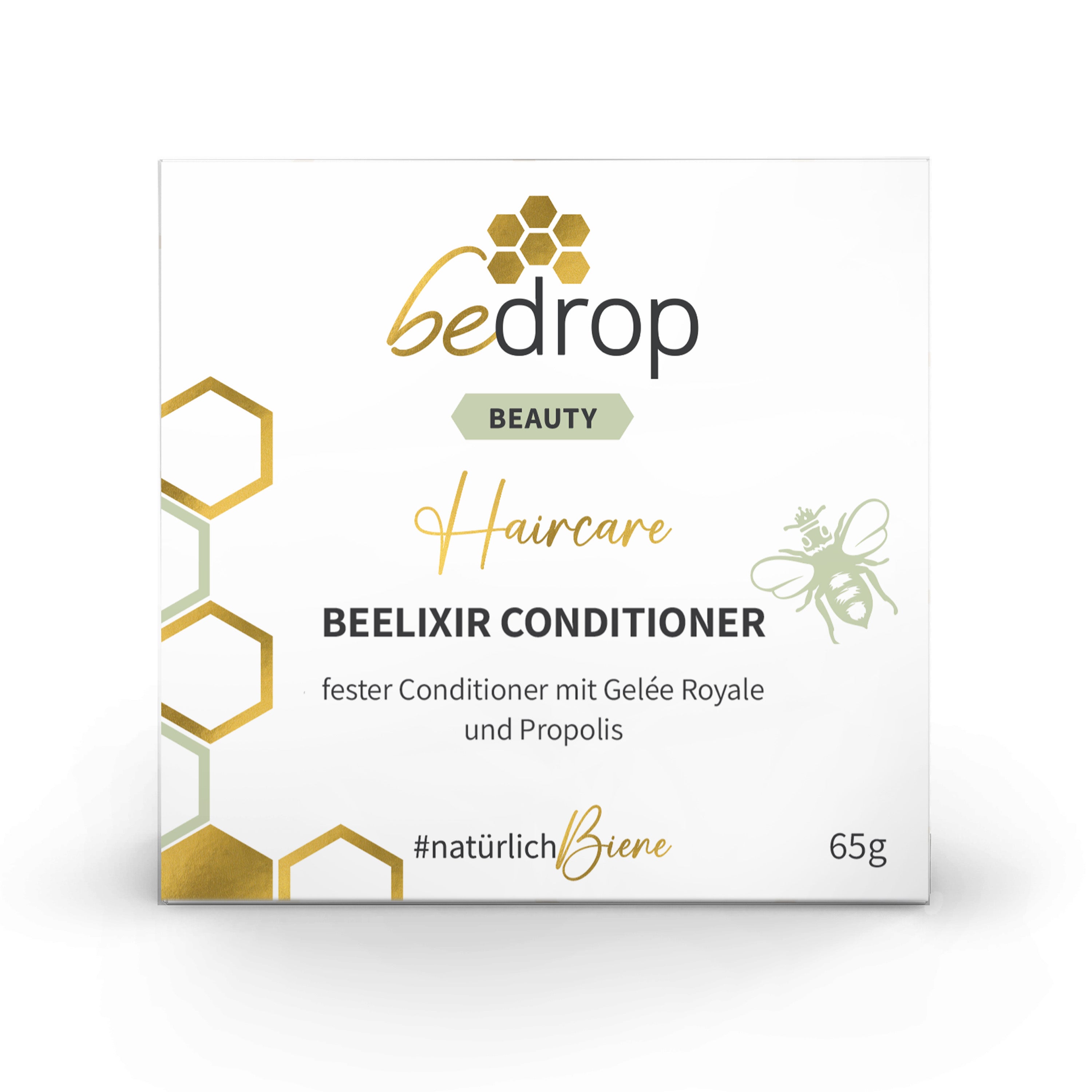 BEELIXIR Conditionneur solide à la gelée royale & propolis - 65g