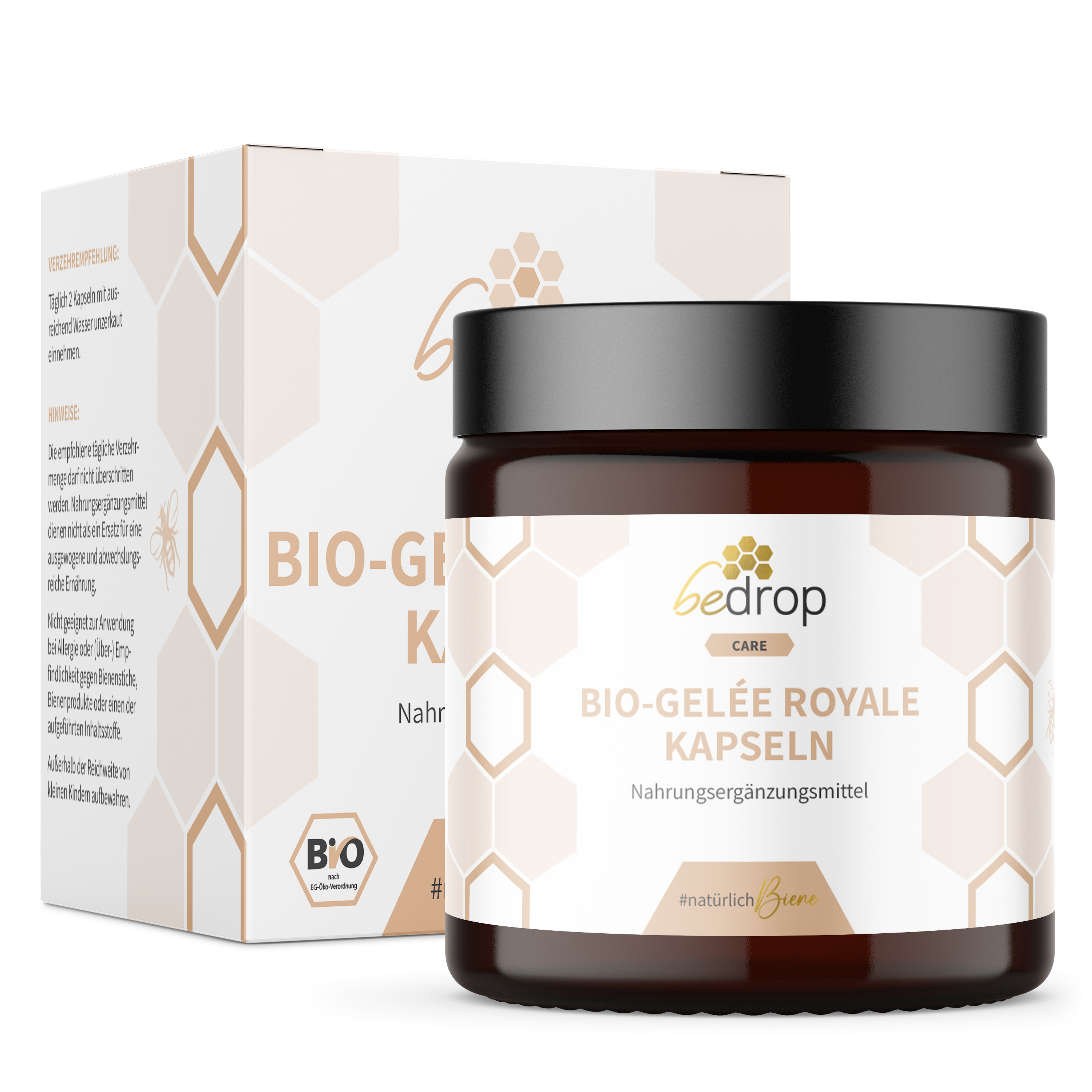 Gelée royale bio en gélules (certifiée bio) - 60 gélules
