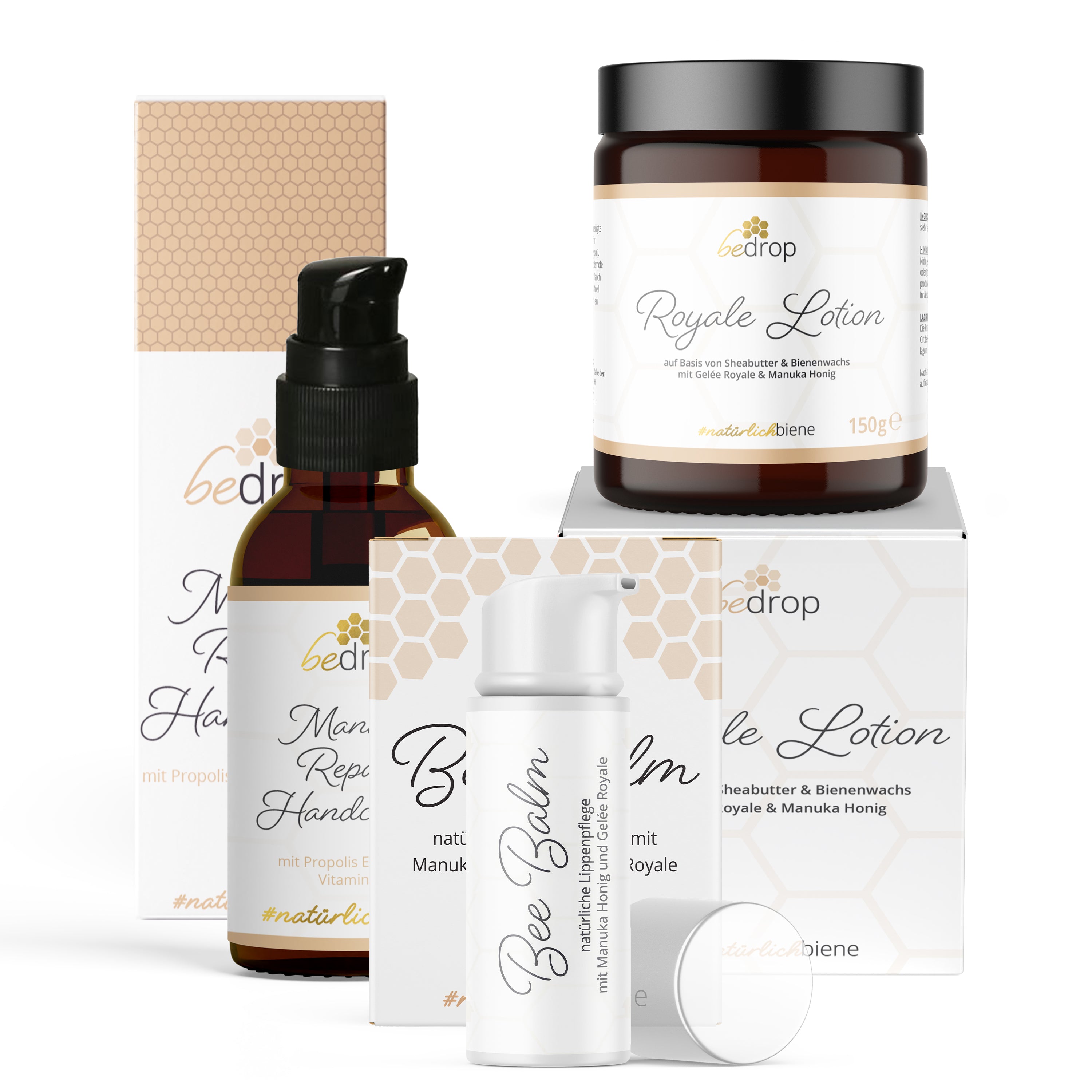 Coffret de soins pour la peau XXL en taille spéciale avec Lotion Royale, BeeBalm & Crème pour les mains | LIMITÉE