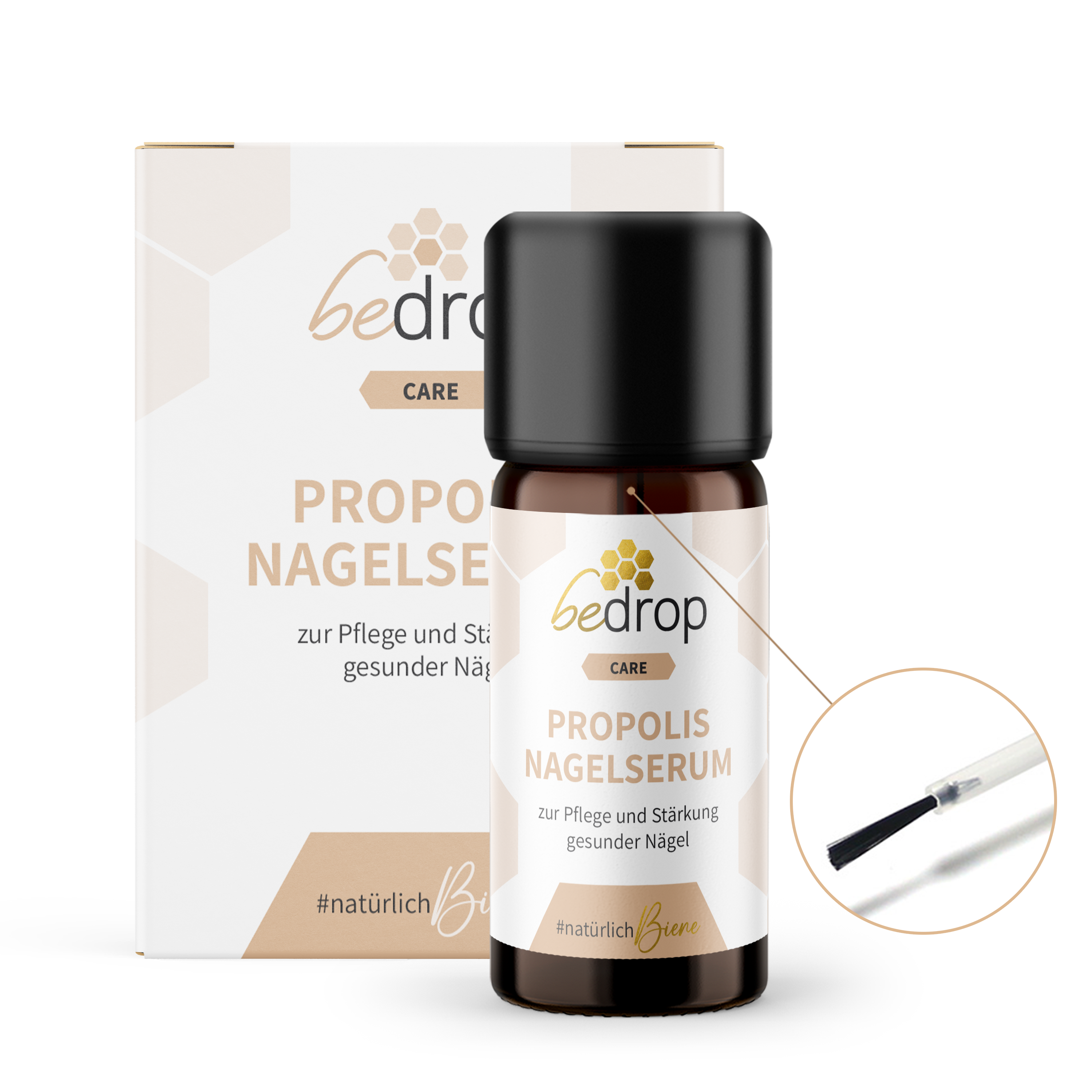 Sérum pour les ongles à la propolis - Soin des ongles à la propolis hautement dosée & 4 huiles essentielles - 10ml