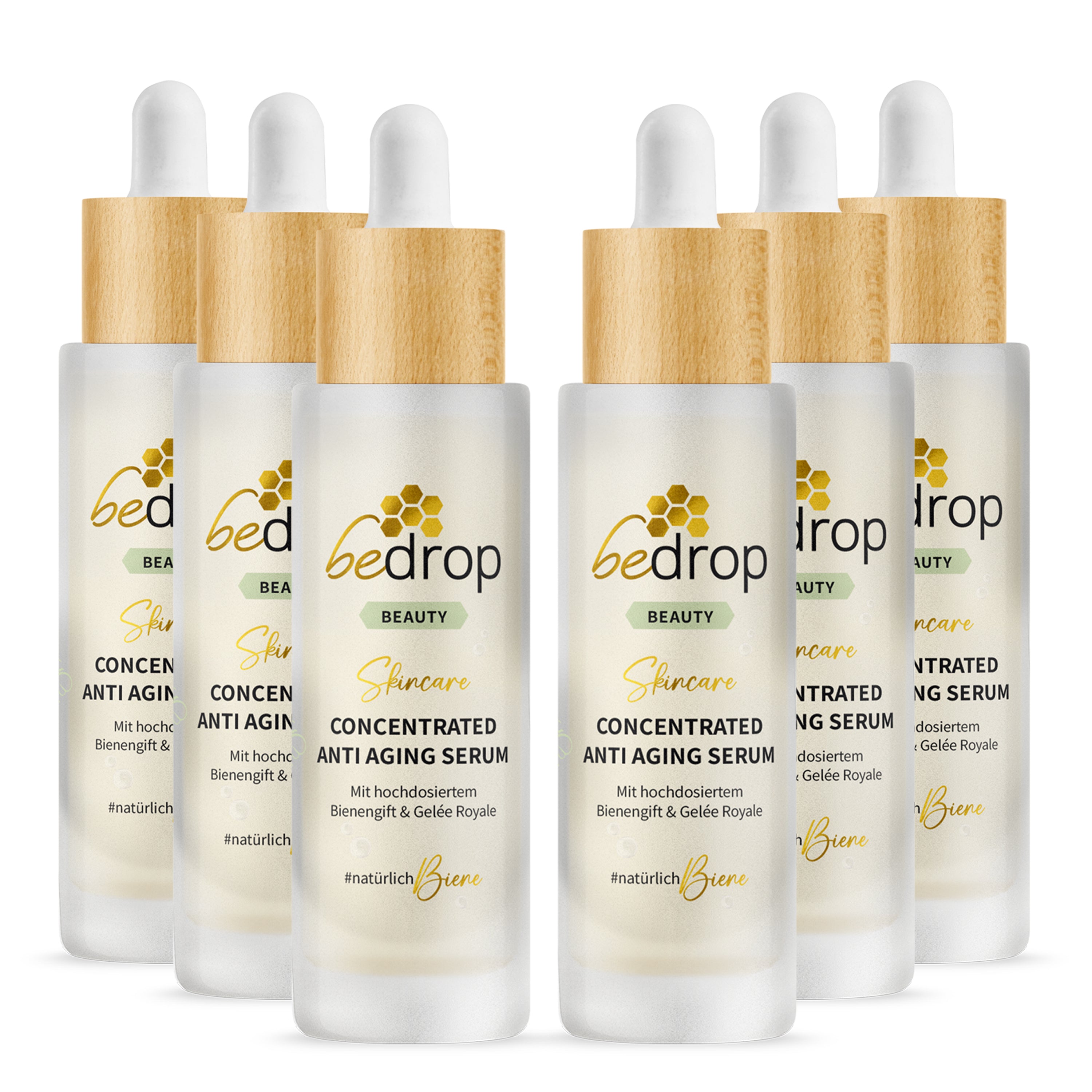 Coffret avantage : 3x CONCENTRATED ANTI AGING SERUM / Sérum visage au venin d'abeille hautement dosé & à la gelée royale - 30ml