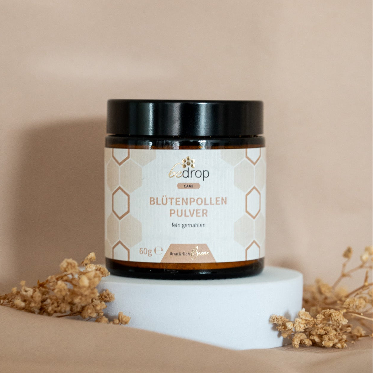Pollen de fleurs en poudre / Pollen d'abeilles - 60g (Pollen de fleurs moulu)