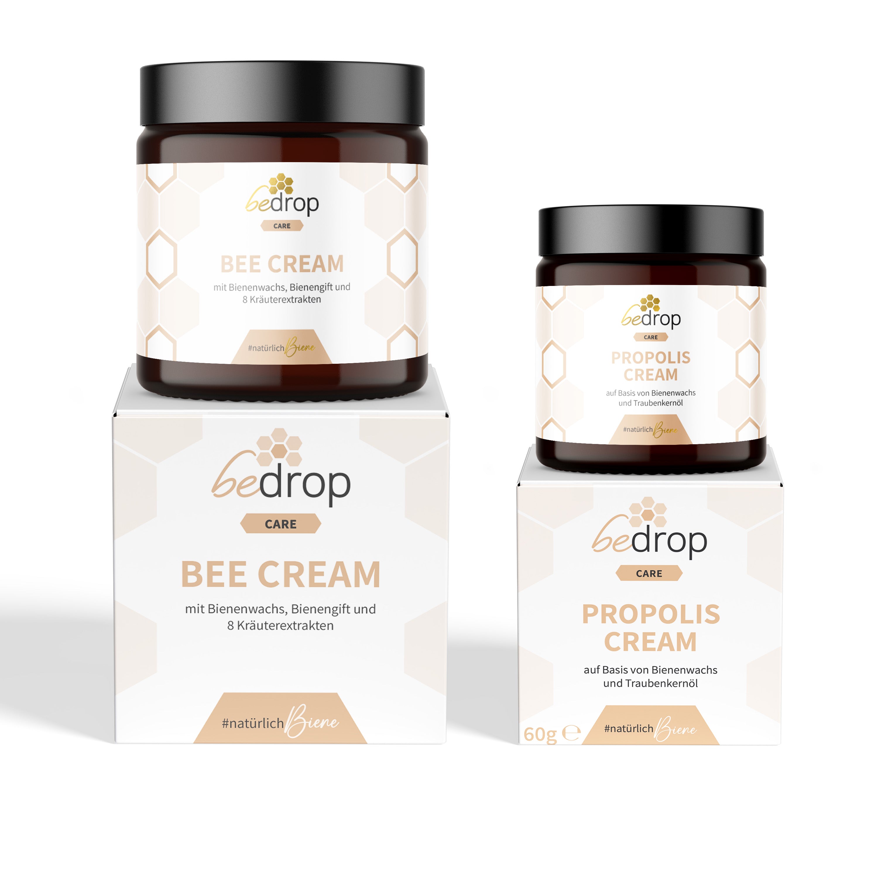 Set de crèmes | Bee Cream (pommade au venin d'abeille) + Propolis Cream (pommade à la propolis)
