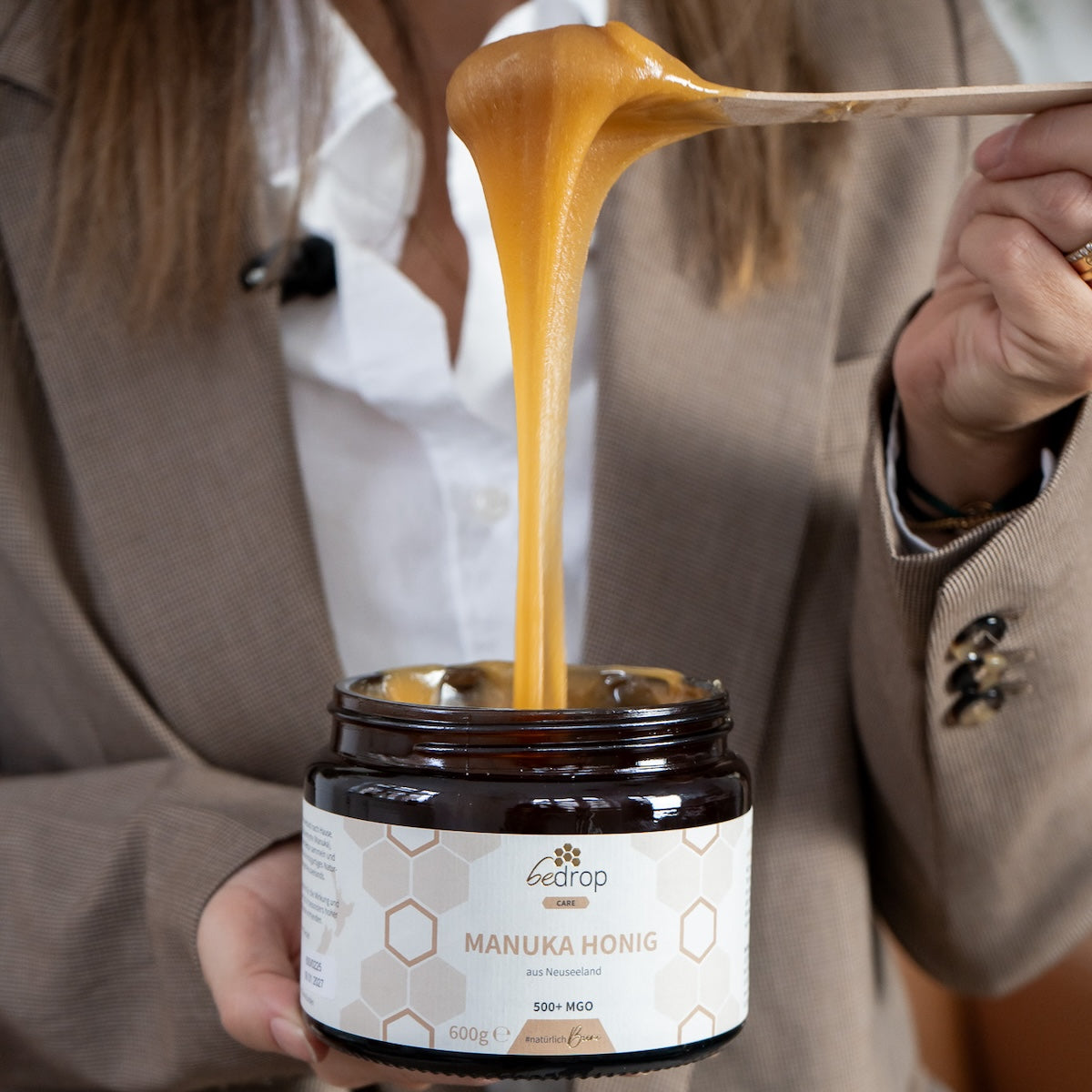 Miel de Manuka XXL 600g avec MGO 500+ pot de stockage