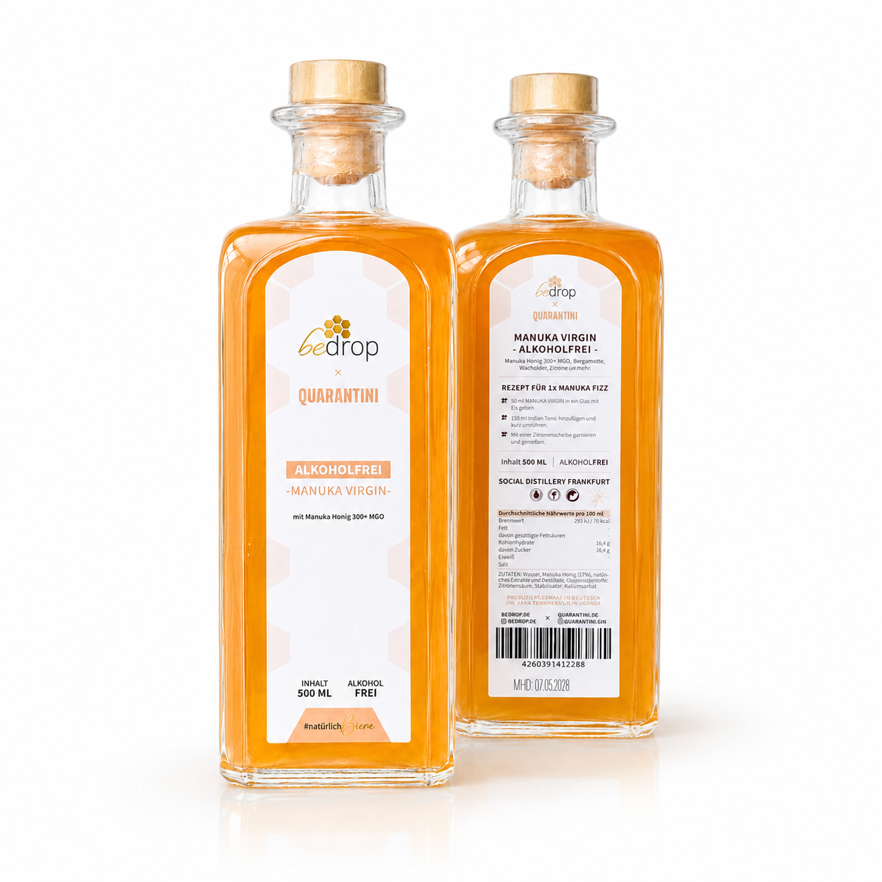 MANUKA VIRGIN - sans alcool - bedrop x Quarantini / 500 ml