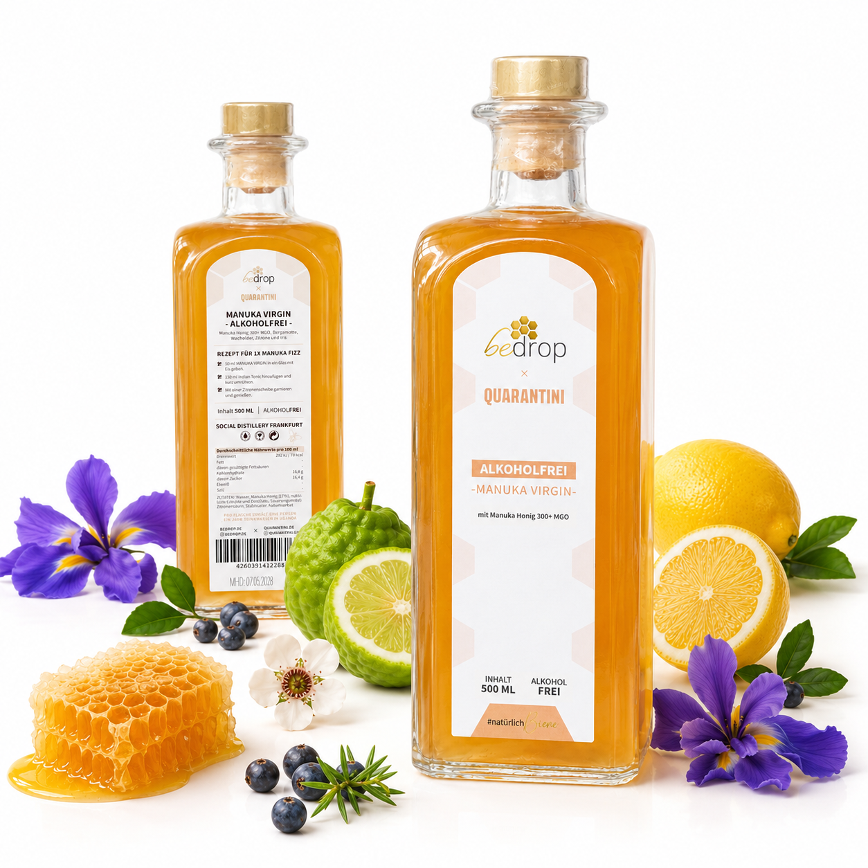 MANUKA VIRGIN - sans alcool - bedrop x Quarantini / 500 ml
