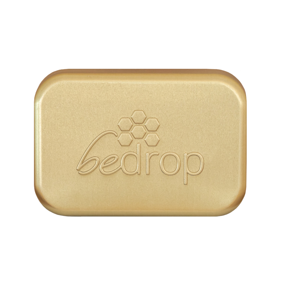Boîte à savon en aluminium avec grille d'égouttage pour savon & shampooing