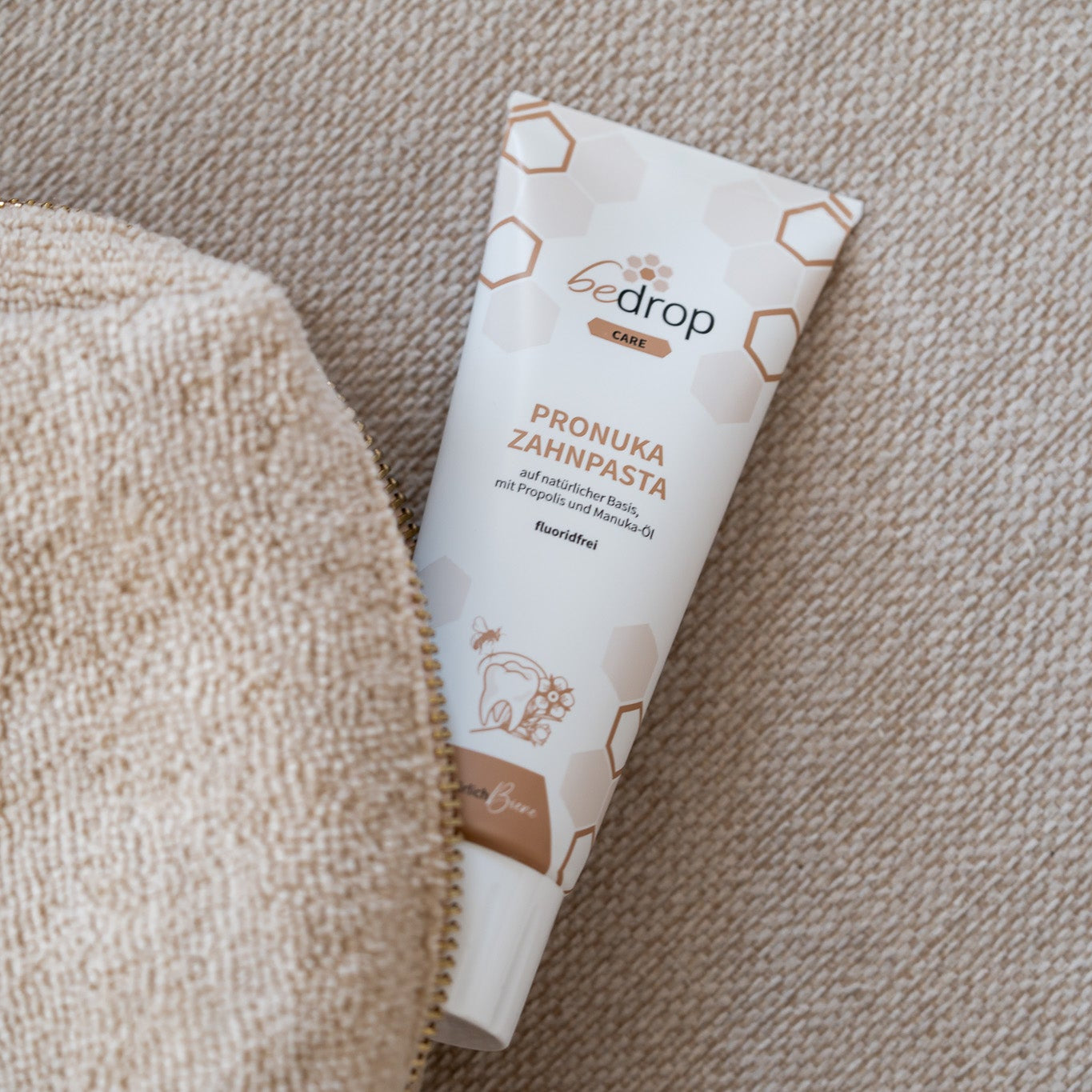 Set d'avantages : 3x Pronuka dentifrice / dentifrice à la propolis & huile de manuka, sans fluor & naturel - 75ml