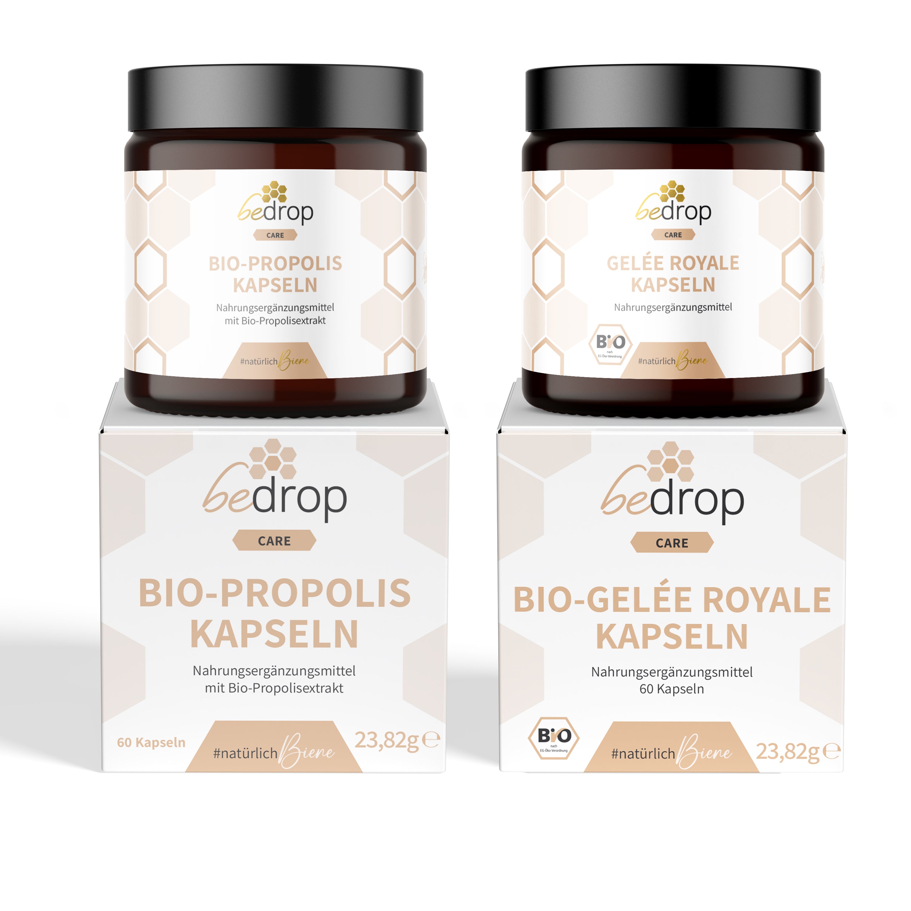 Propolis & Gelée Royale en gélules | 2x 60 gélules (100% qualité apicole)