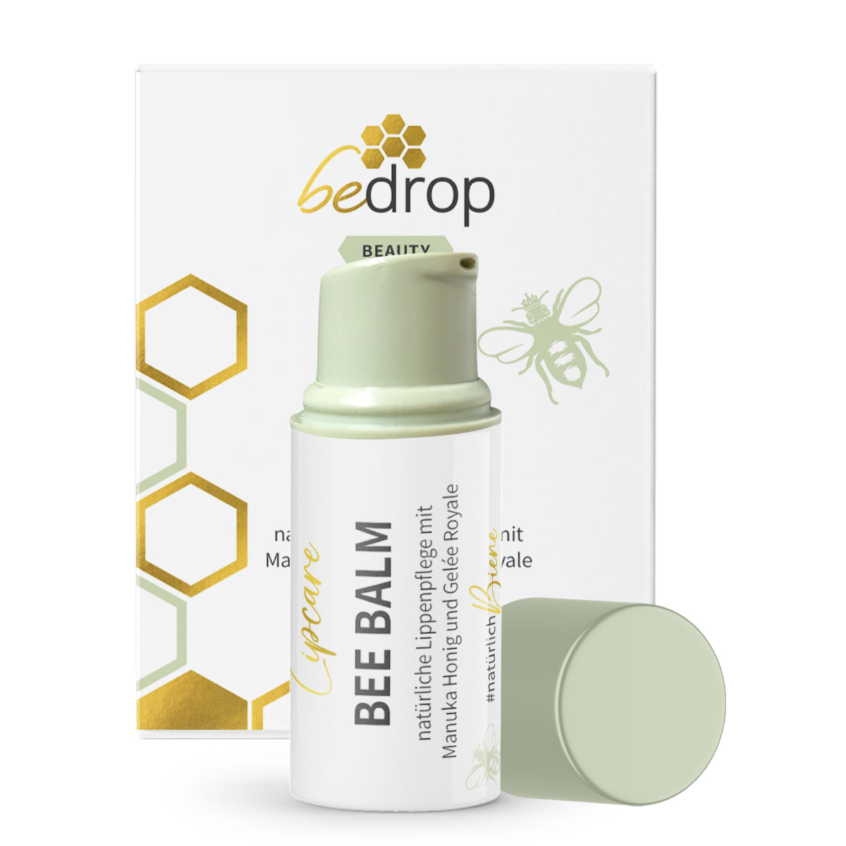 Bee Balm - baume naturel pour les lèvres au miel de manuka, à la gelée royale et au rétinol