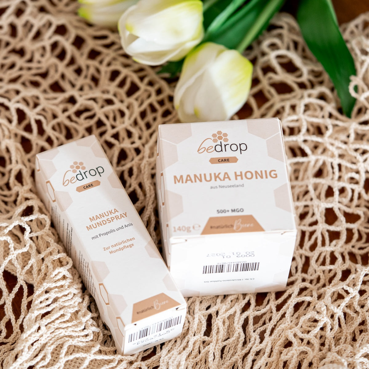 Kit Manuka | Miel de Manuka MGO 500 + Spray pour la gorge Manuka/Propolis/Anis