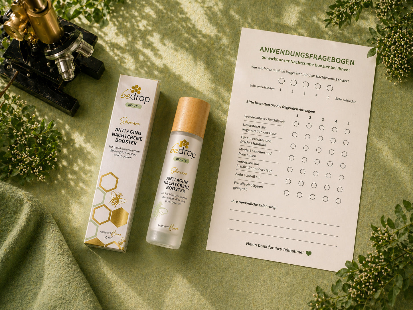 Von Anwenderinnen bestätigt: Die Studie zu unserem Anti Aging Nachtcreme Booster