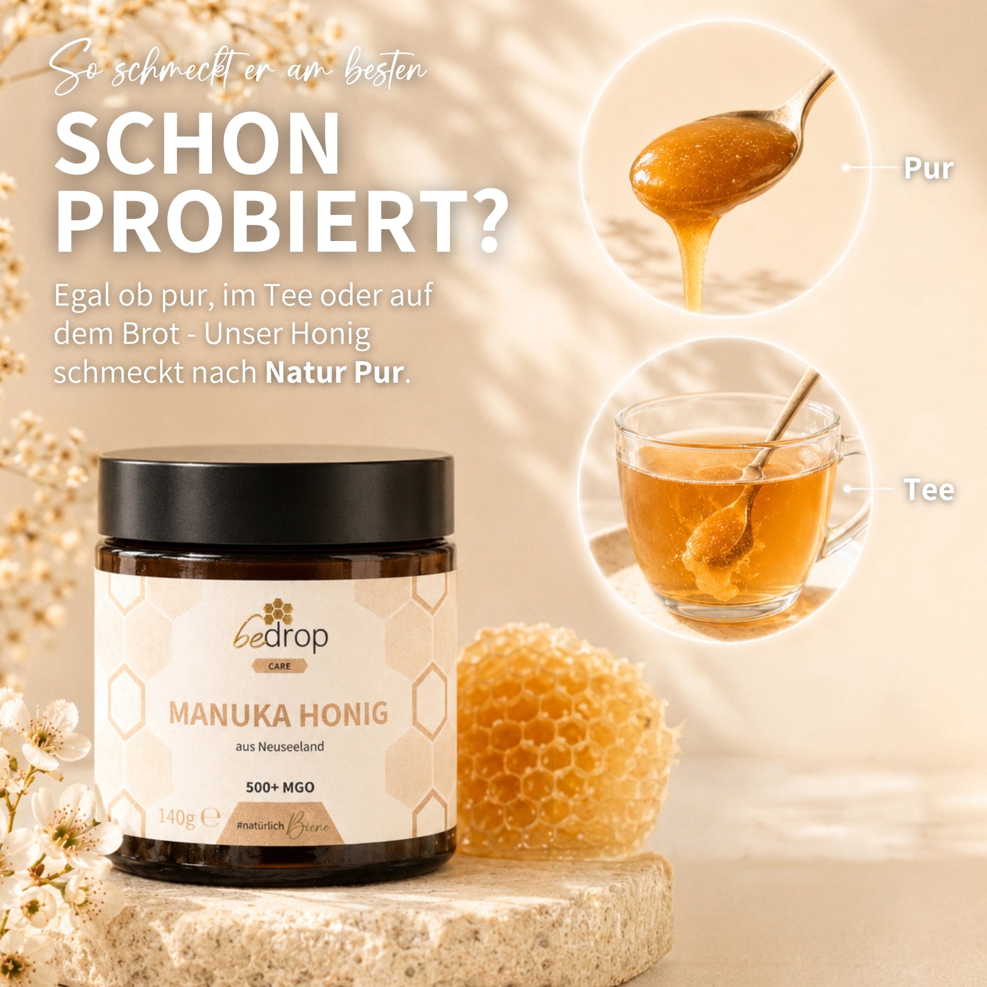 Miel de Manuka 140g avec MGO 500