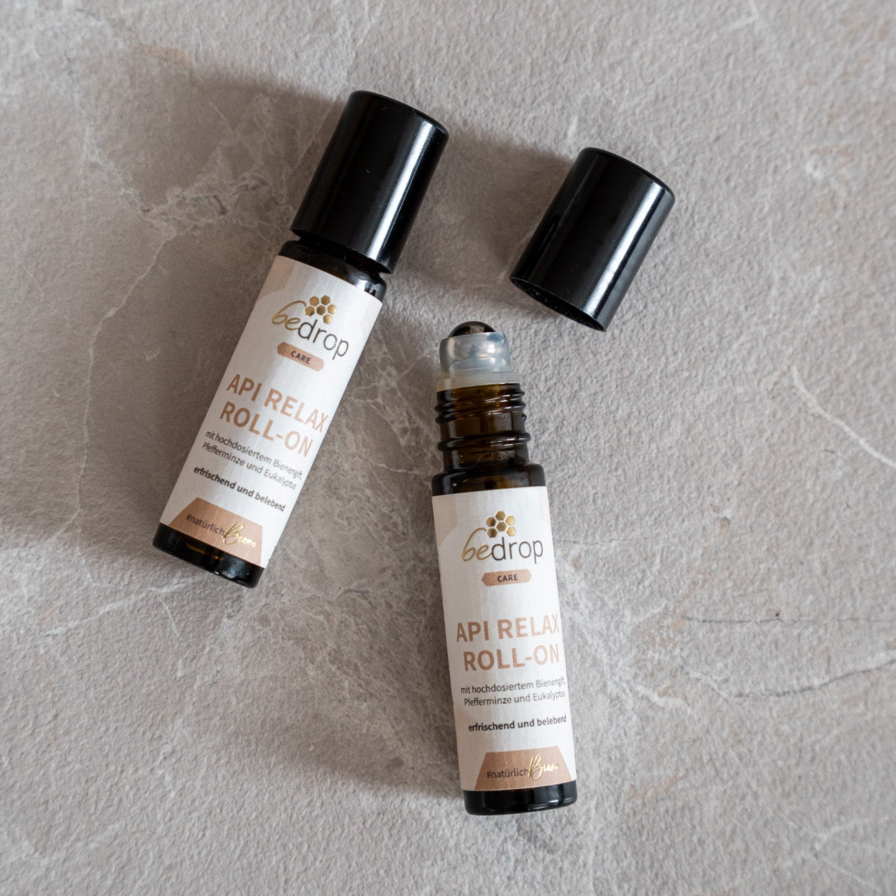 Api Relax Roll-On au venin d'abeille hautement dosé, à la menthe poivrée et à l'eucalyptus - 10ml