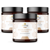 Lot avantageux : 3x gelée royale en gélules (certifiées bio) - 60 gélules en lot de 3
