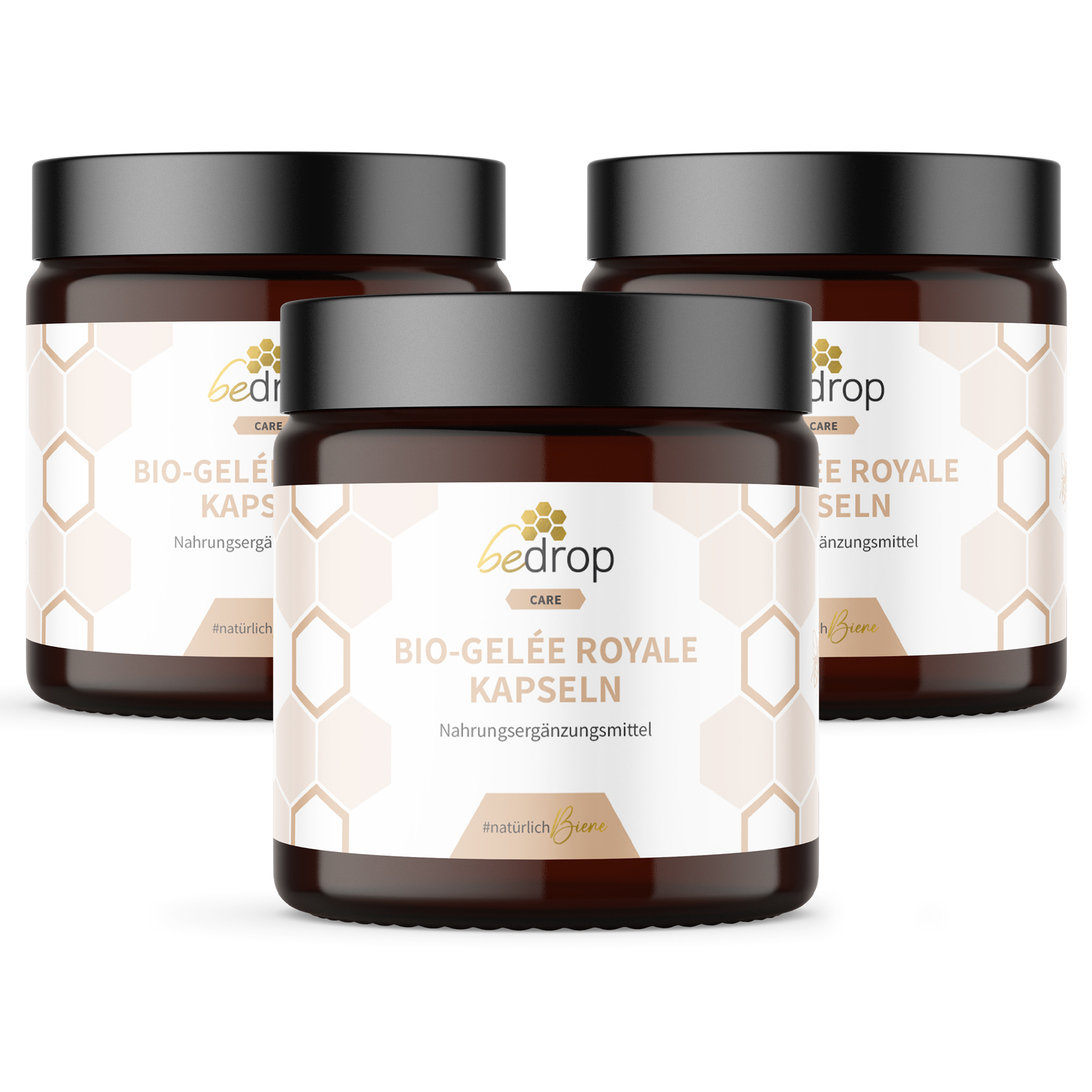 Lot avantageux : 3x gelée royale en gélules (certifiées bio) - 60 gélules en lot de 3