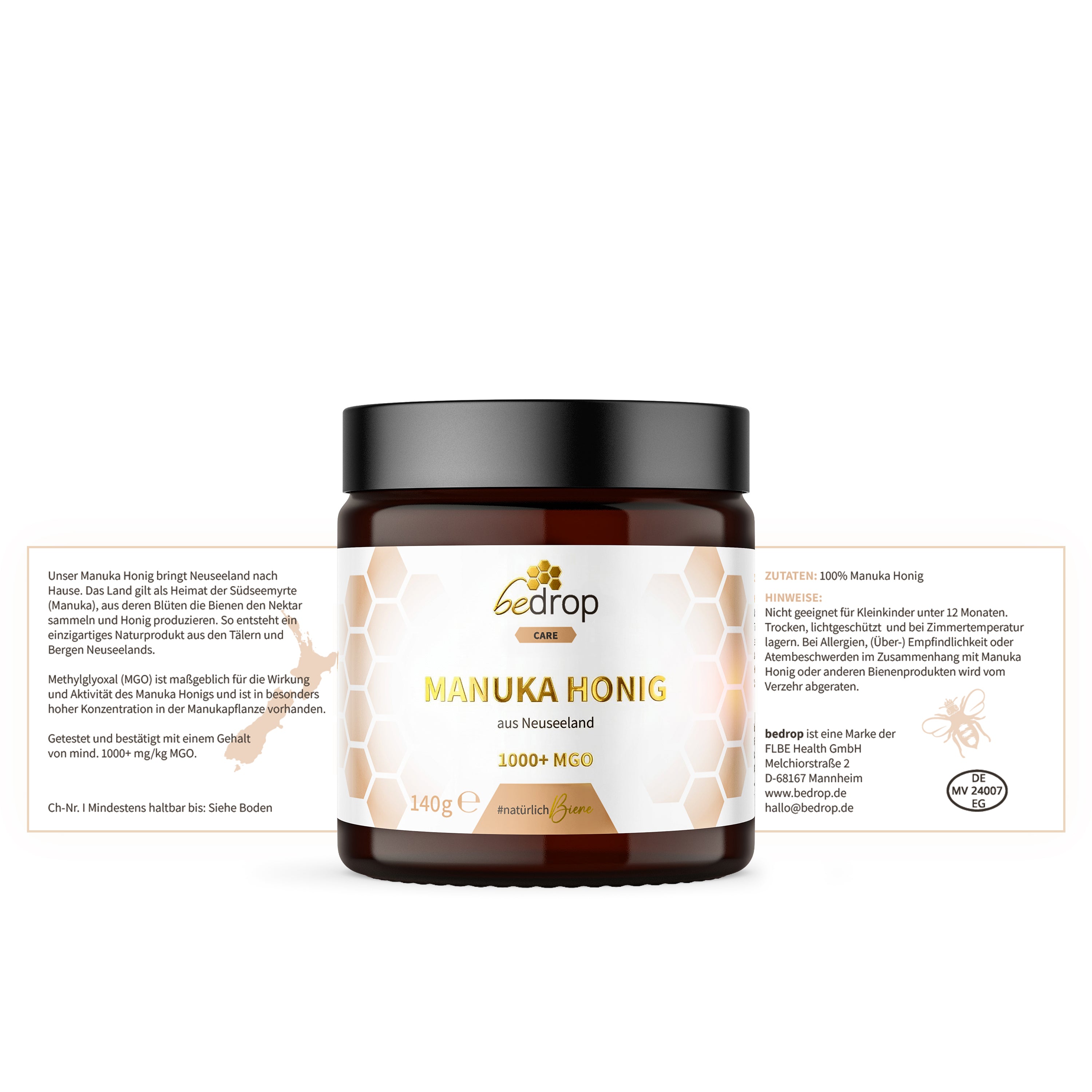ÉDITION LIMITÉE Miel de manuka 140g avec MGO 1000
