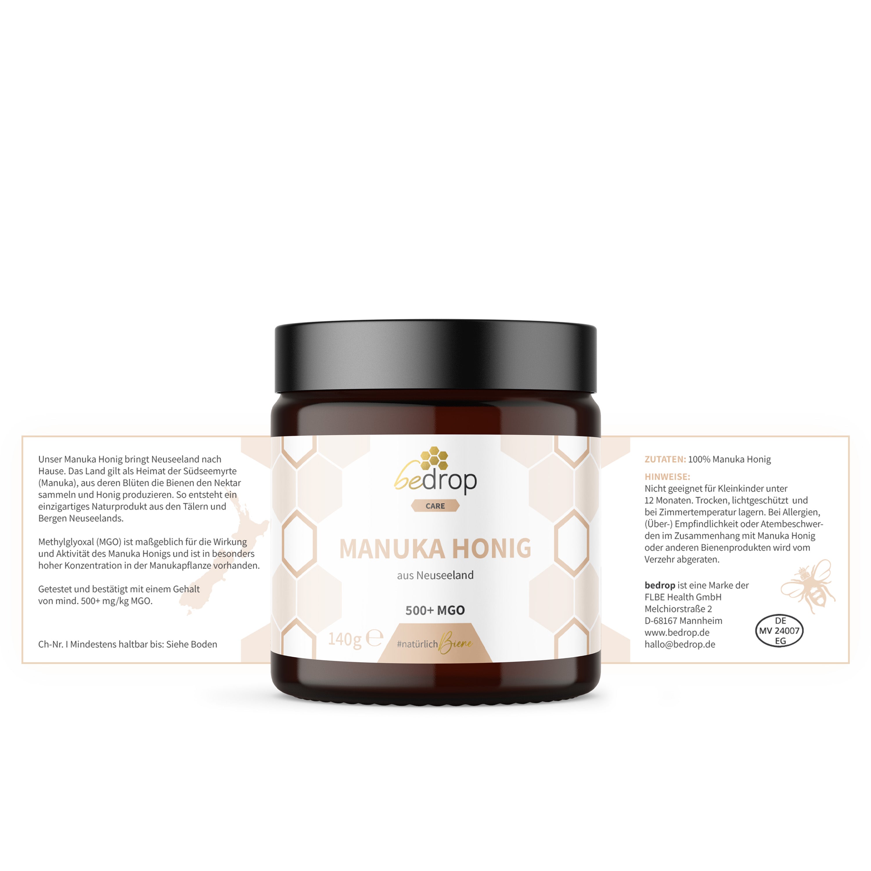 Le kit polyvalent | Capsules de propolis & teinture à 20% + Capsules de gelée royale & pur/frais + Miel de Manuka
