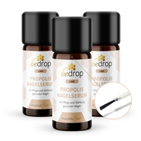 Set d'avantage : 3x Propolis Sérum pour les ongles - soin des ongles avec de la propolis hautement dosée & 4 huiles essentielles - 10ml