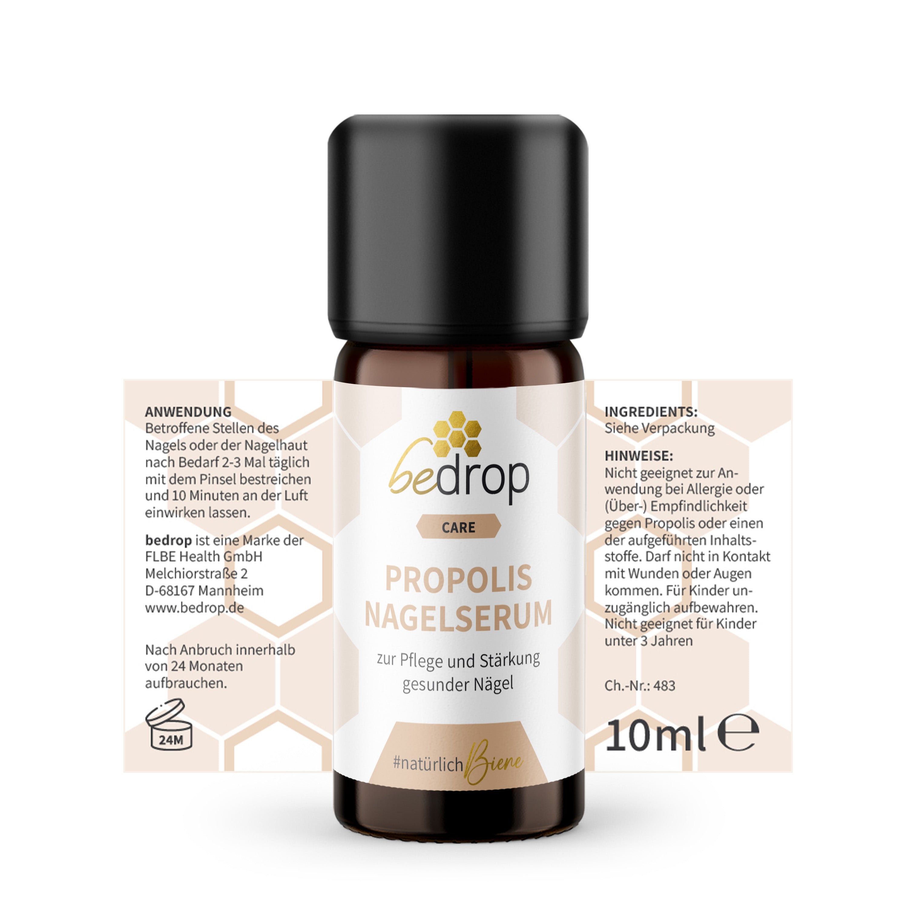 Nail Care Set | Sérum pour les ongles à la propolis, capsules & savon au miel de propolis