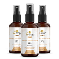 Set d'avantages : 3x Propolis Teinture Spray buccal (sans alcool & soluble dans l'eau) - 30ml dans un set de 3 pièces