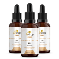 Set d'avantages : 3x teinture de propolis (sans alcool & soluble dans l'eau) - 30ml dans un set de 3 pièces