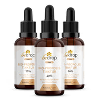 Set d'avantage : 3x teinture d'extrait de propolis avec pipette 20% - 30ml dans un set de 3 pièces