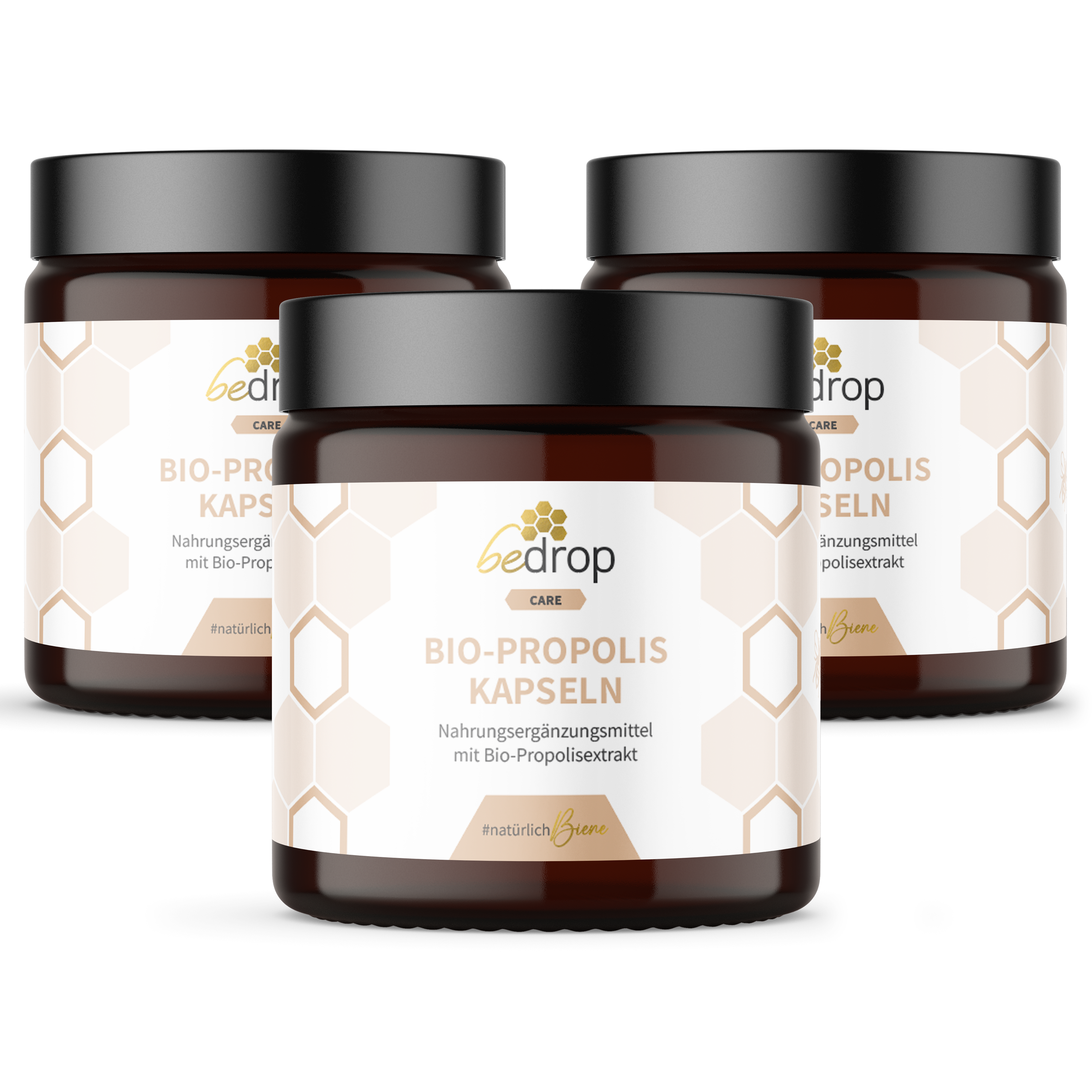 Set d'avantage : 3x gélules de propolis bio - 60 gélules dans un set de 3 gélules