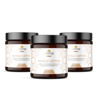 Set d'avantages : 3x Lotion Royale Lotion pour le corps à la gelée royale, au beurre de karité et au miel de manuka dans un set de 3 pièces