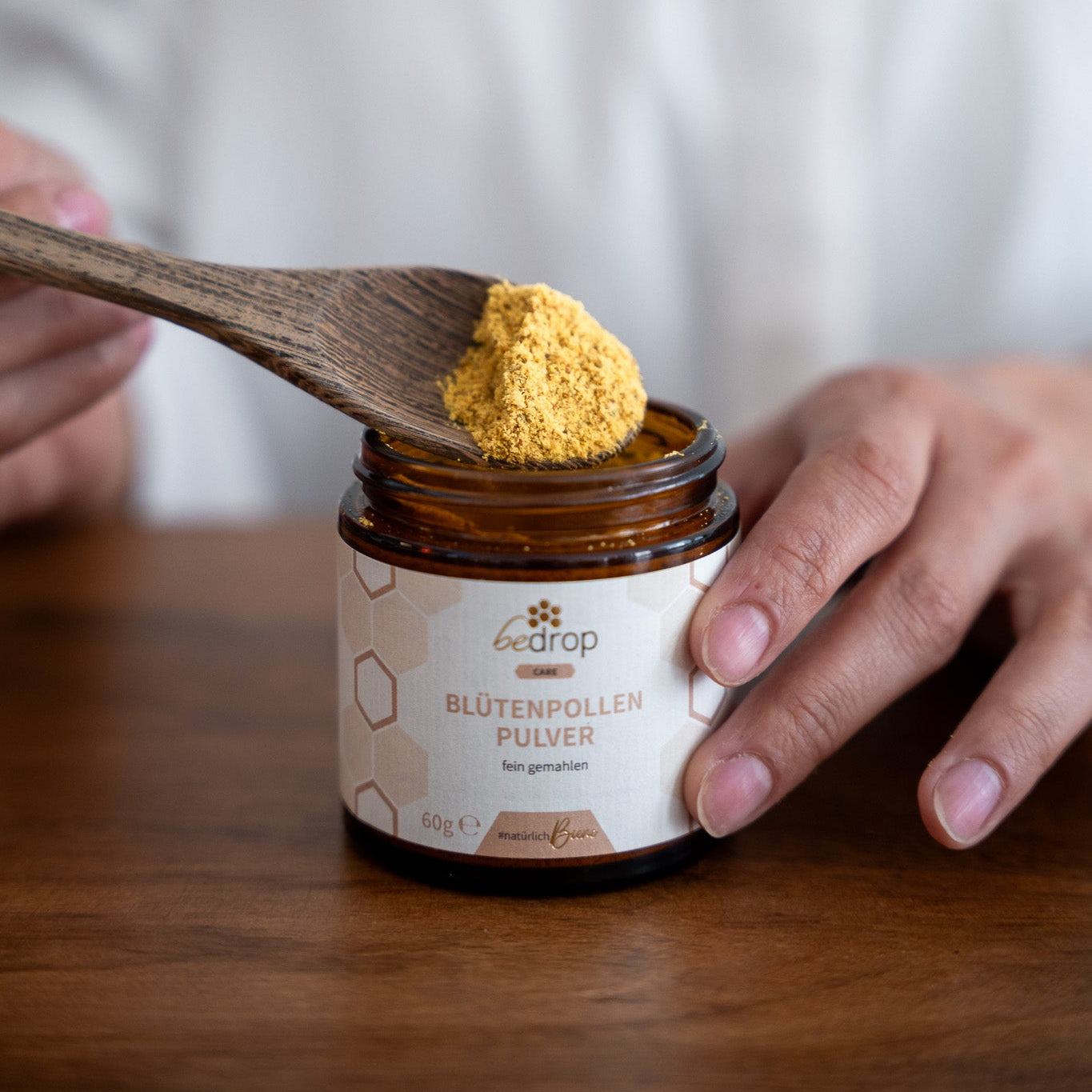 Pollen de fleurs en poudre / Pollen d'abeilles - 60g (Pollen de fleurs moulu)