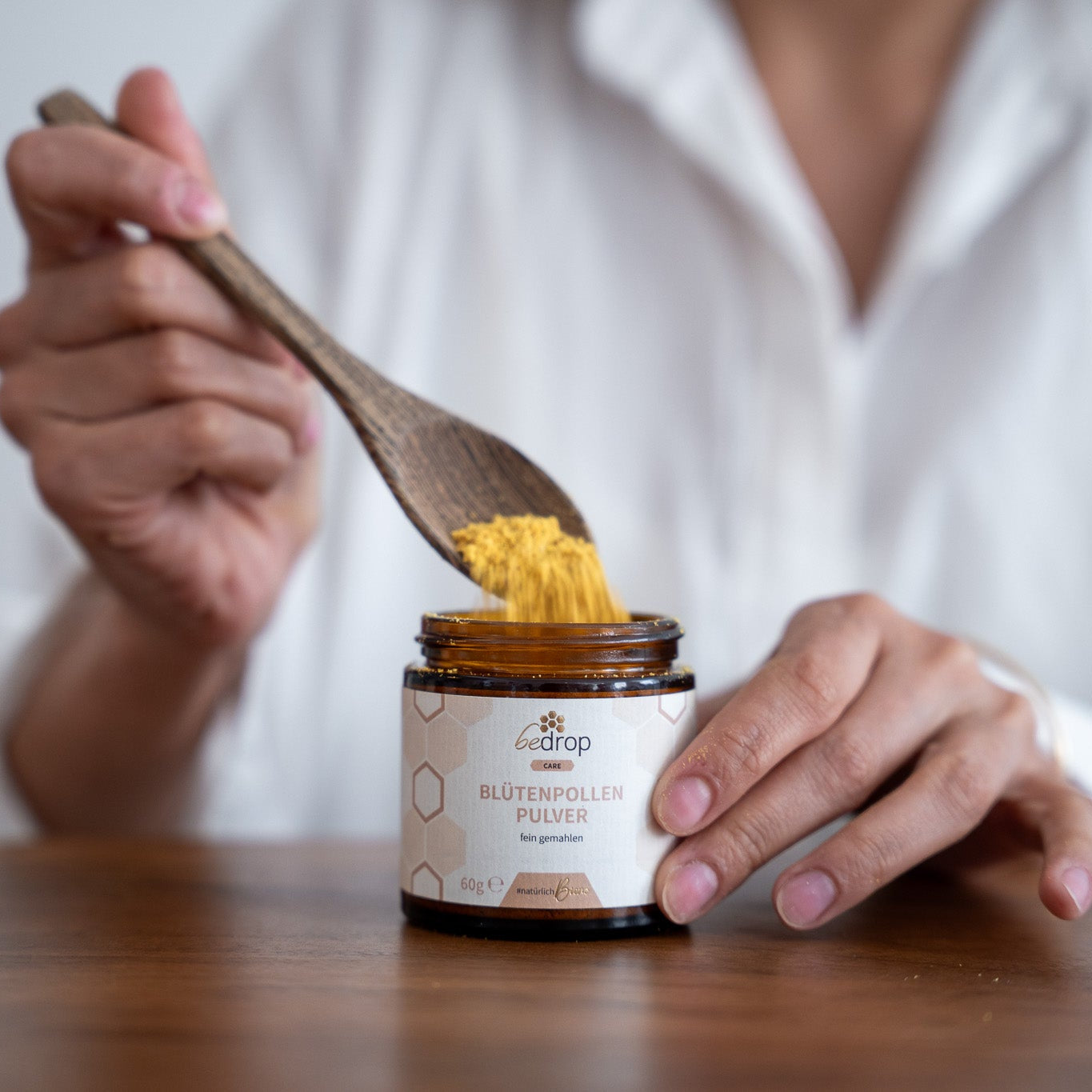 Pollen de fleurs en poudre / Pollen d'abeilles - 60g (Pollen de fleurs moulu)