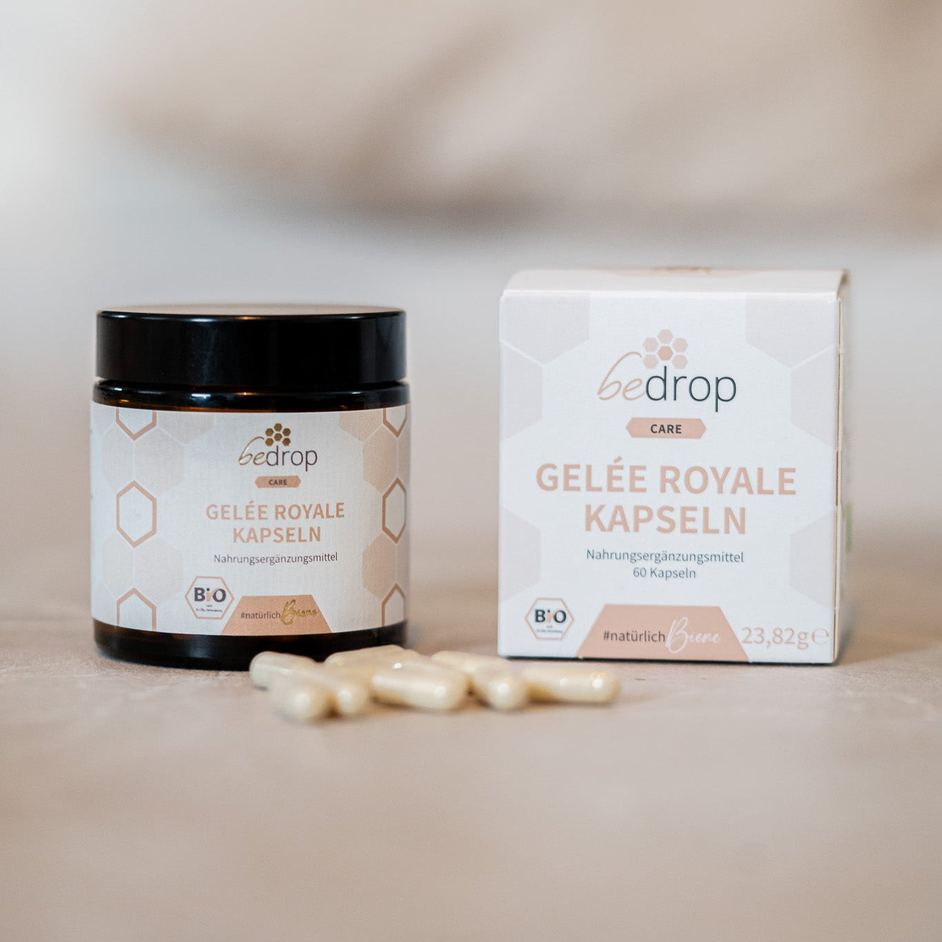 Lot avantageux : 3x gelée royale en gélules (certifiées bio) - 60 gélules en lot de 3