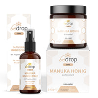 Kit Manuka | Miel de Manuka MGO 500 + Spray pour la gorge Manuka/Propolis/Anis