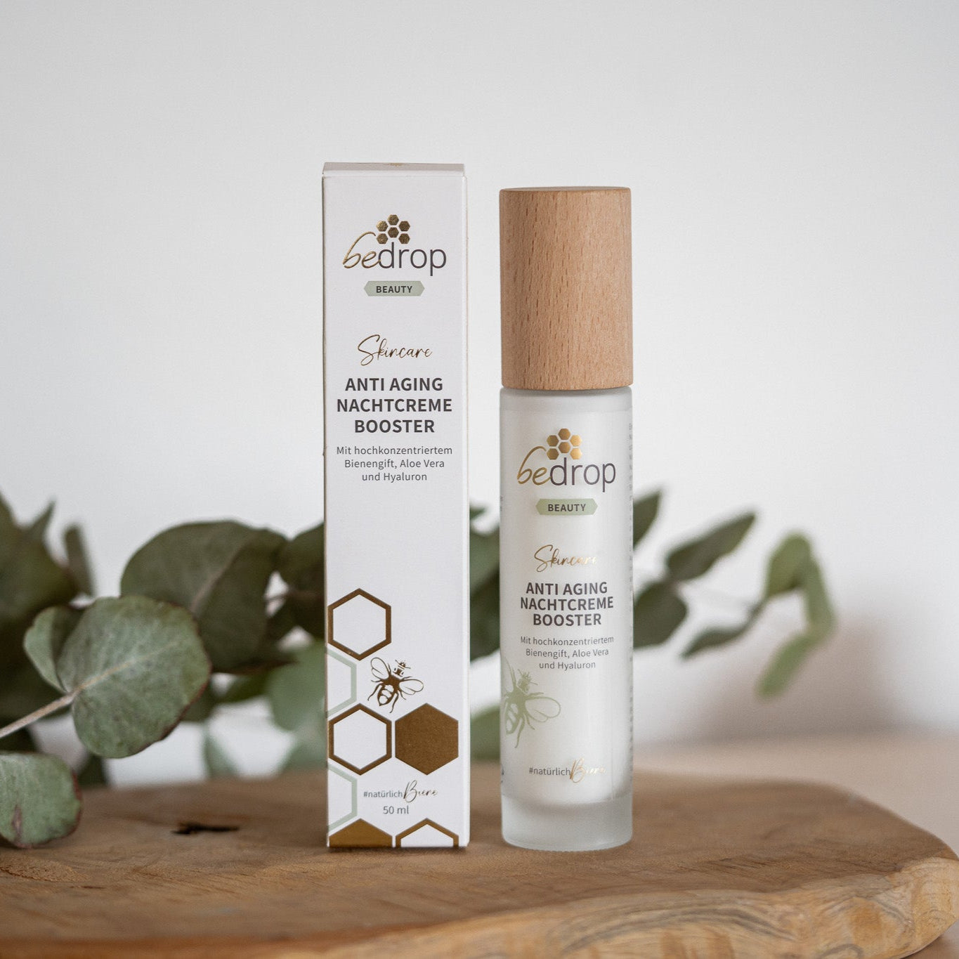 CREME DE NUIT ANTI AGING BOOSTER / soin de nuit régénérant au venin d'abeille, aloe vera et hyaluron - 50ml