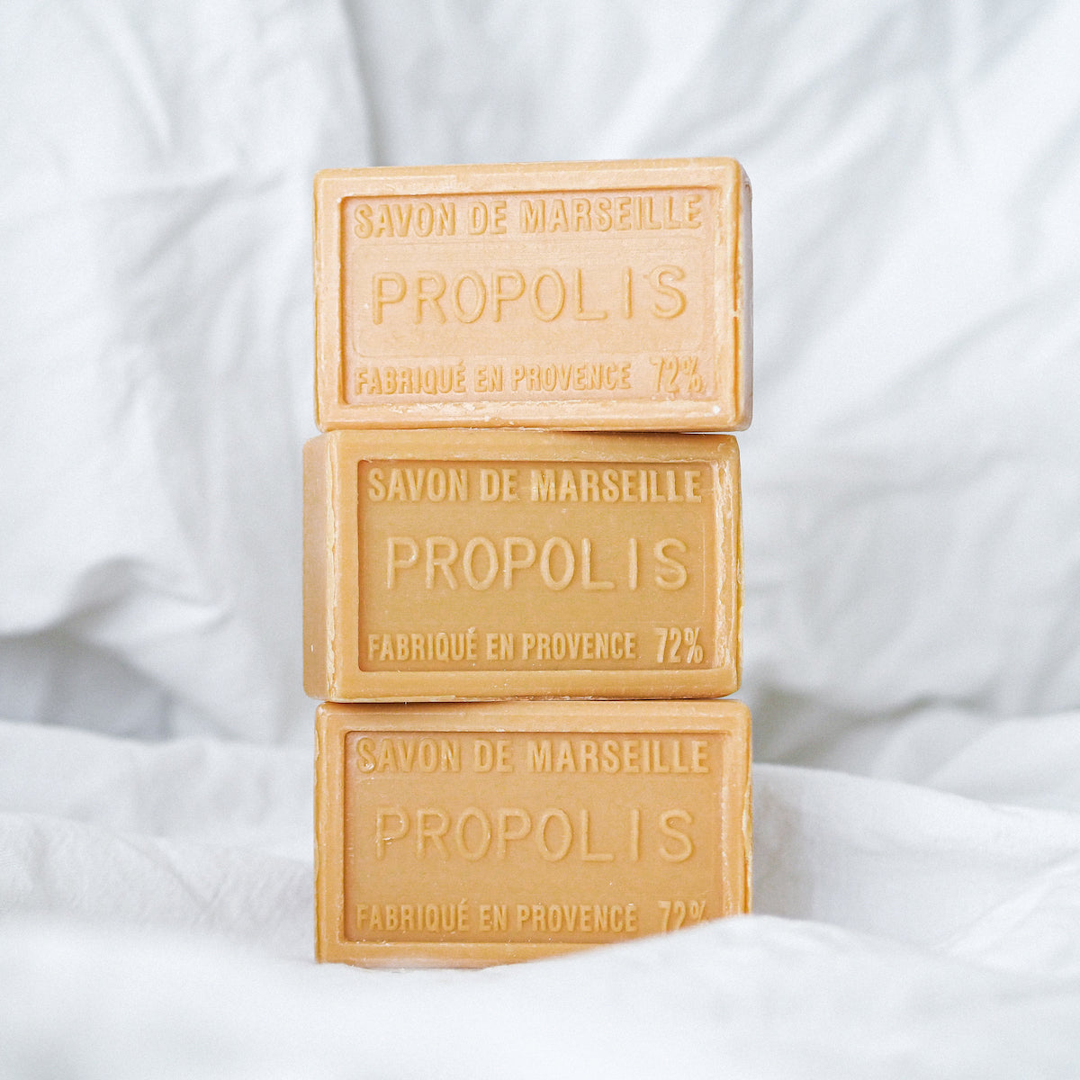 Lot avantageux : 3x Savon au miel et à la propolis Savon naturel pour les mains / le corps de Provence - 100g à prix économique