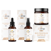 Propolis kit pour débutants | Spray, 20% teinture & gélules | Pour enfants & adultes