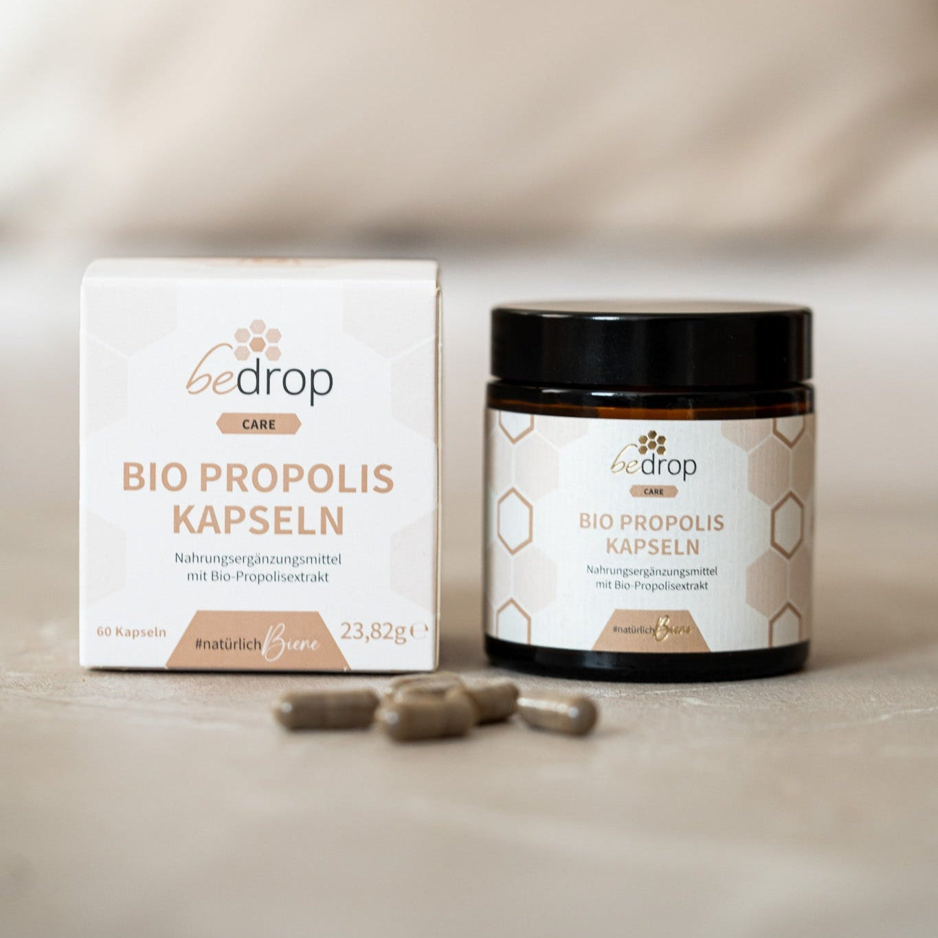 Nail Care Set | Sérum pour les ongles à la propolis, capsules & savon au miel de propolis