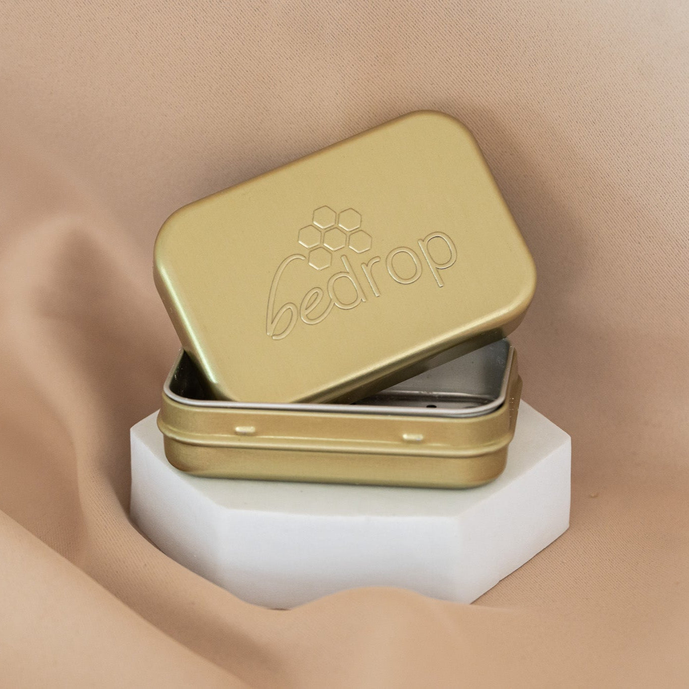 Boîte à savon en aluminium avec grille d'égouttage pour savon & shampooing