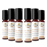 Set d'avantage : 6x Api Relax Roll-On avec du venin d'abeille hautement dosé, de la menthe poivrée et de l'eucalyptus - 10ml