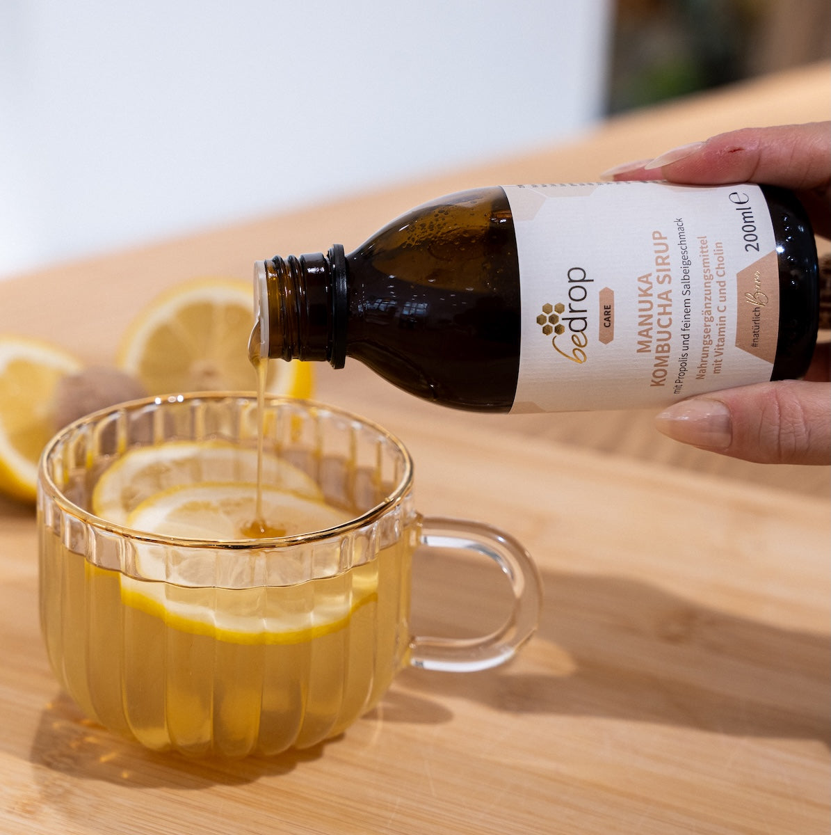 Sirop de Manuka Kombucha à la propolis et au goût de sauge - 200ml